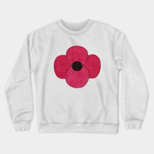 Red Ink Poppy Crewneck Sweatshirt